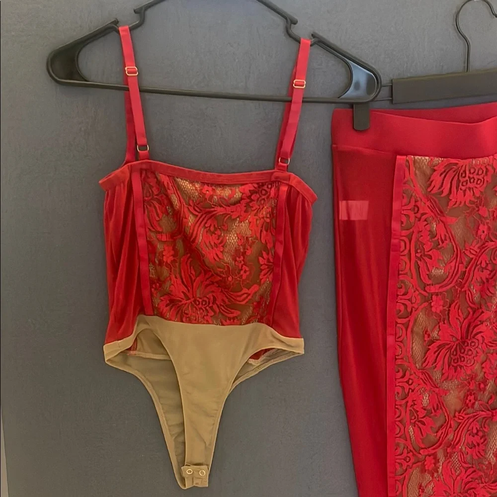 NWT JLUXLABEL Scarlet Lace Bustier - Picture 5 of 7